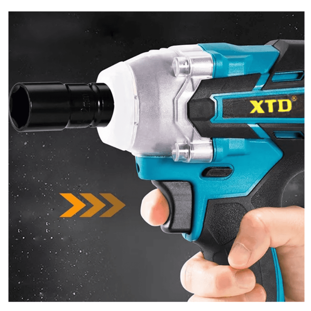 Combo gata tipo botella 2t + llave de impacto  48v XTD8