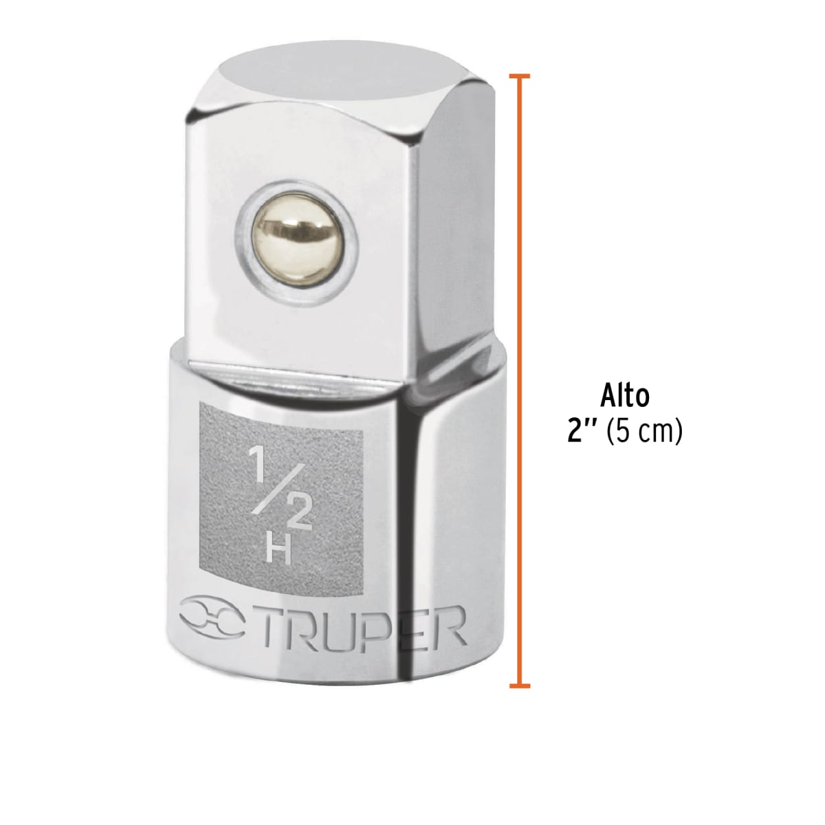 Adaptador para ratchet de encastre 1/2'' a encastre 3/4'' Truper3