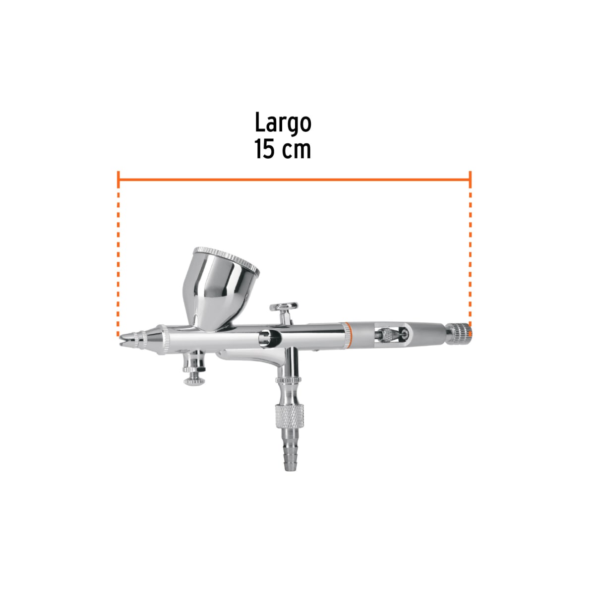 Aerógrafo de gravedad Vaso fijo Boquilla 0.3 mm Truper3