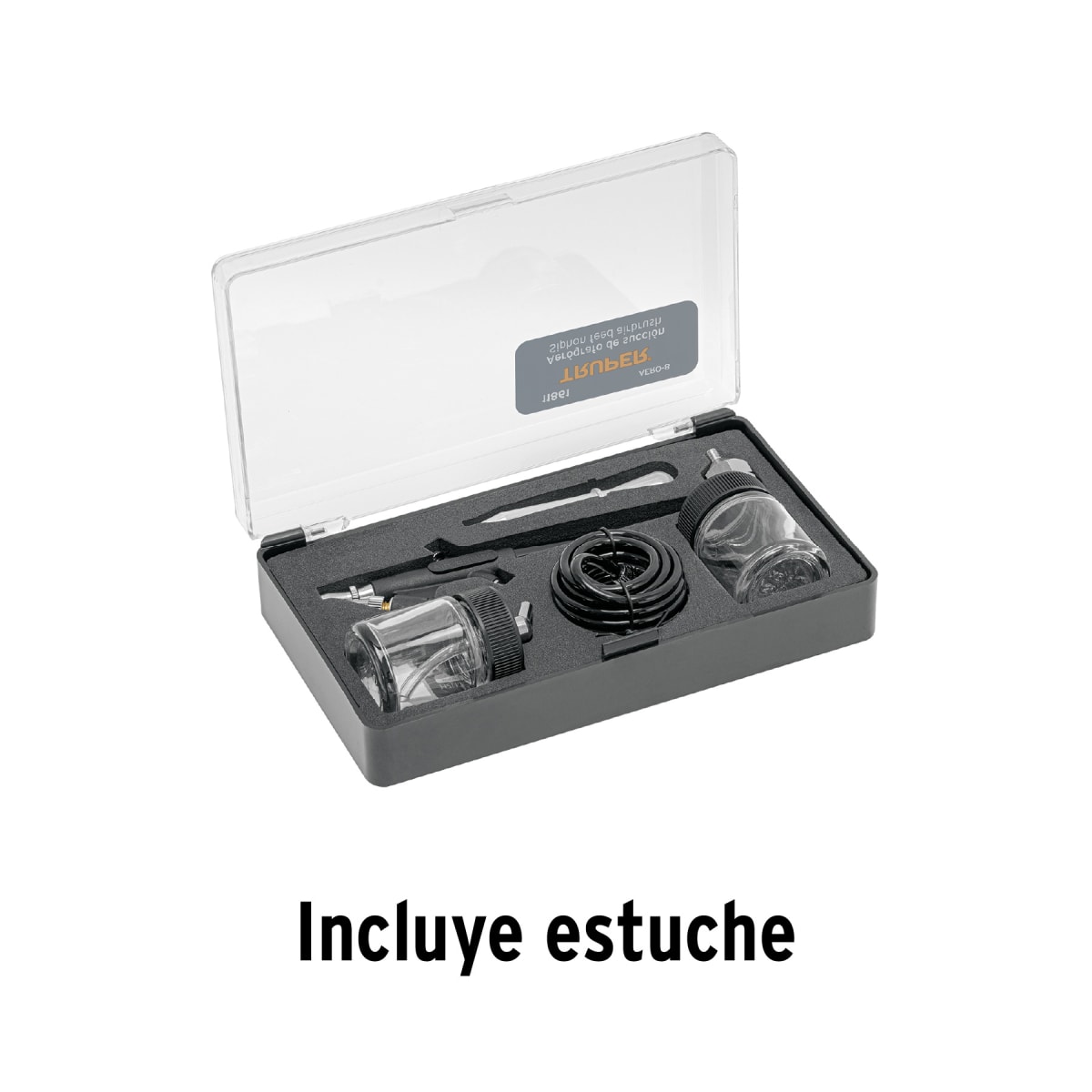 Aerógrafo de succión Boquilla de 0.8 mm Truper3