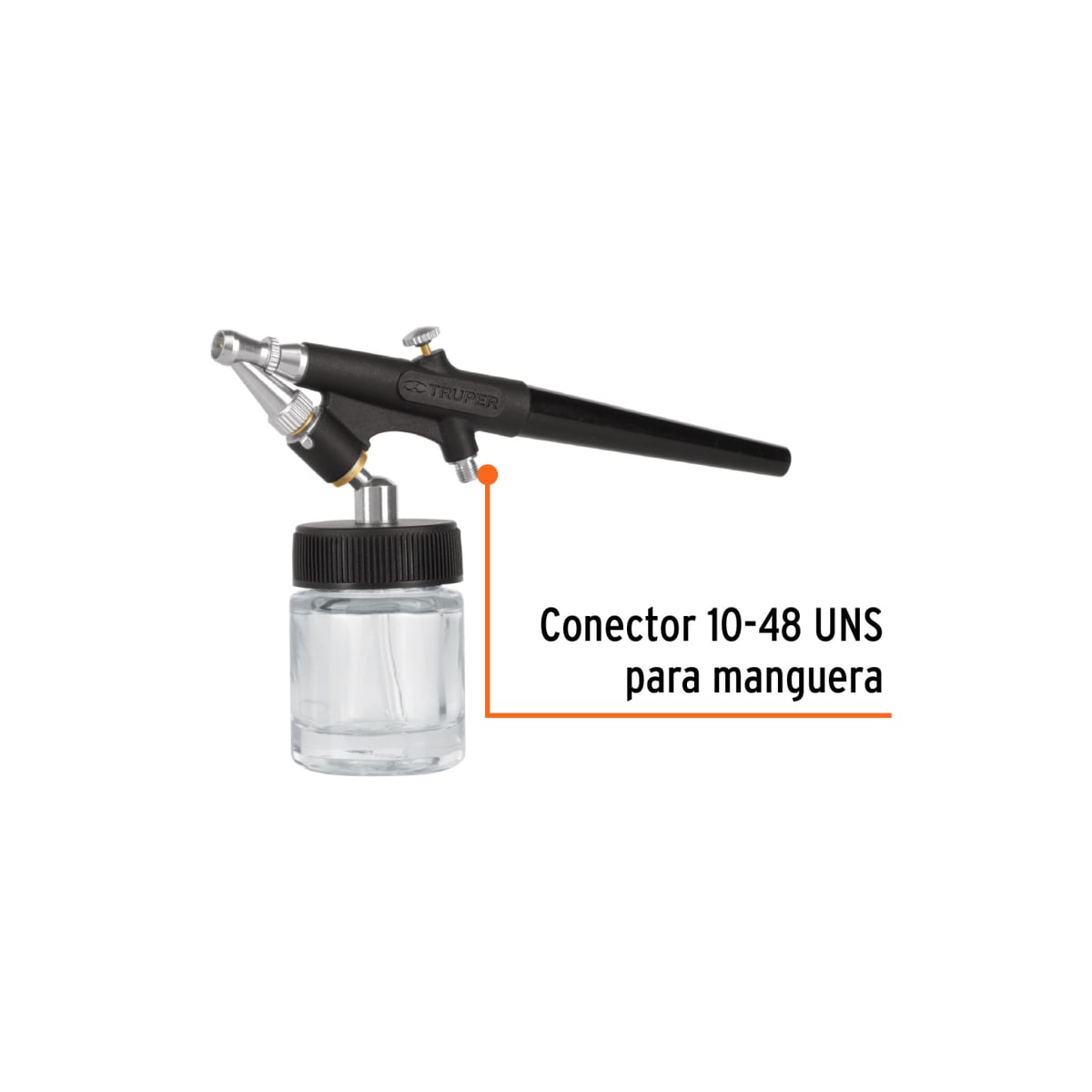 Aerógrafo de succión Boquilla de 0.8 mm Truper4
