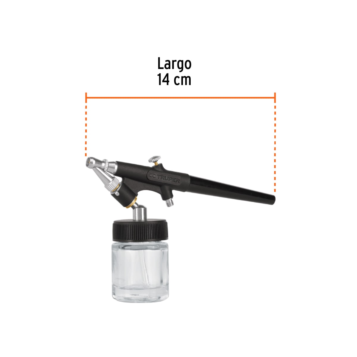 Aerógrafo de succión Boquilla de 0.8 mm Truper2