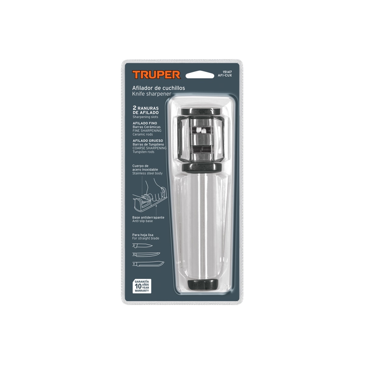 Afilador de cuchillo para cocina Premium Truper3