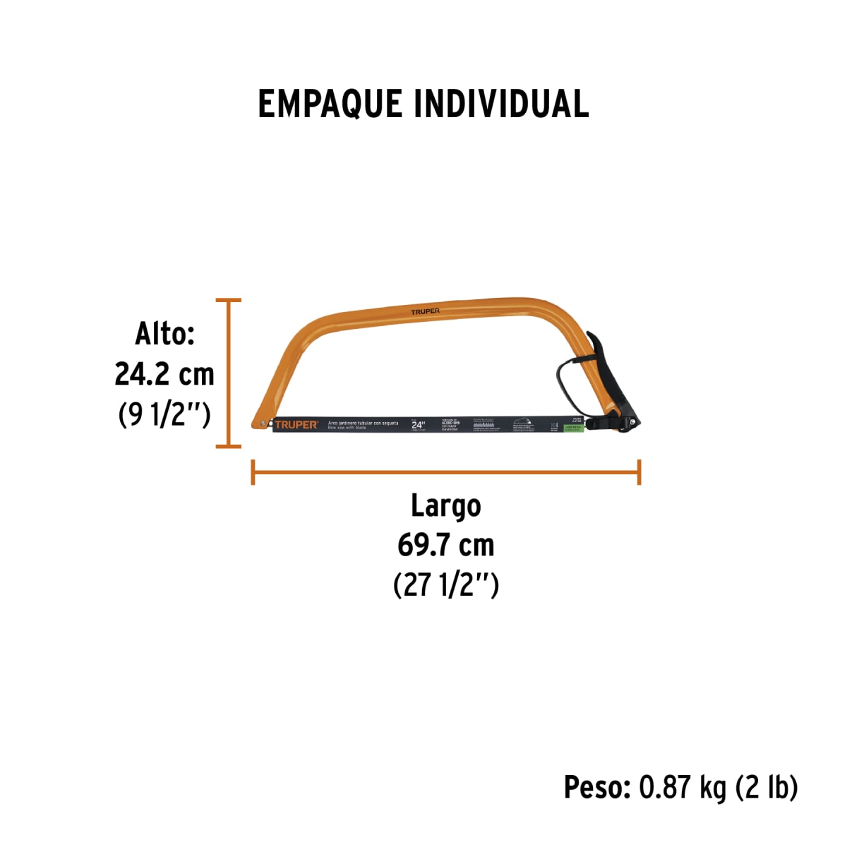Arco montaraz de 24''. truper5