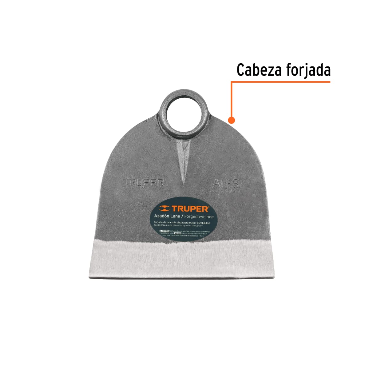 Azadón Lane No.3 de 2.1 lb sin mango, Truper2