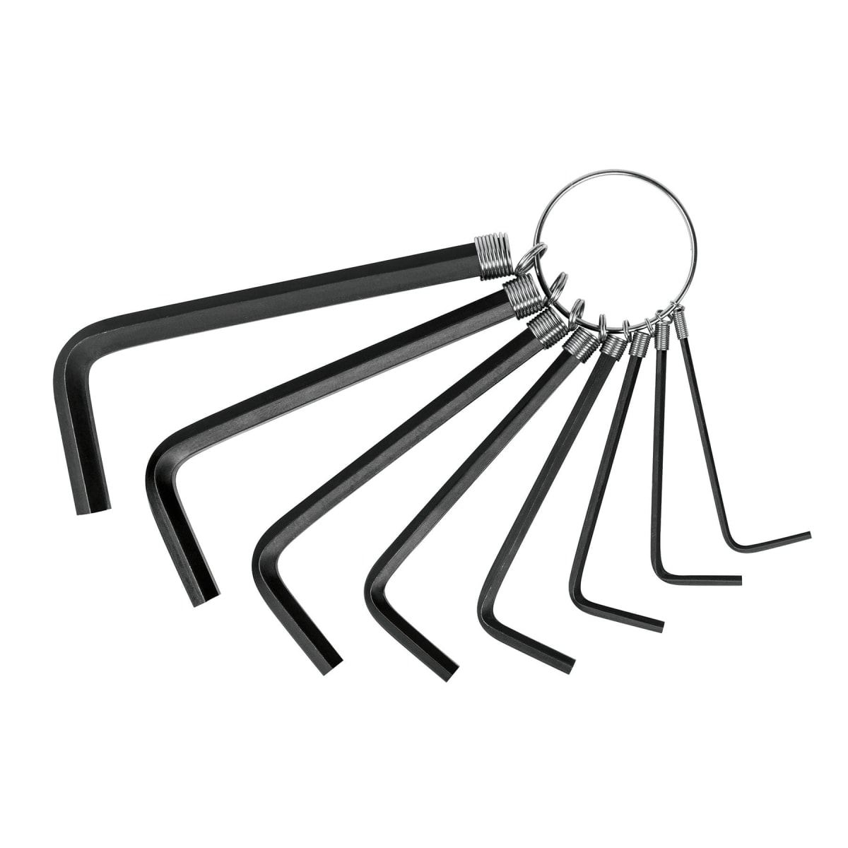 Juego de 8 llaves Allen mm punta hex tipo llavero Pretul2