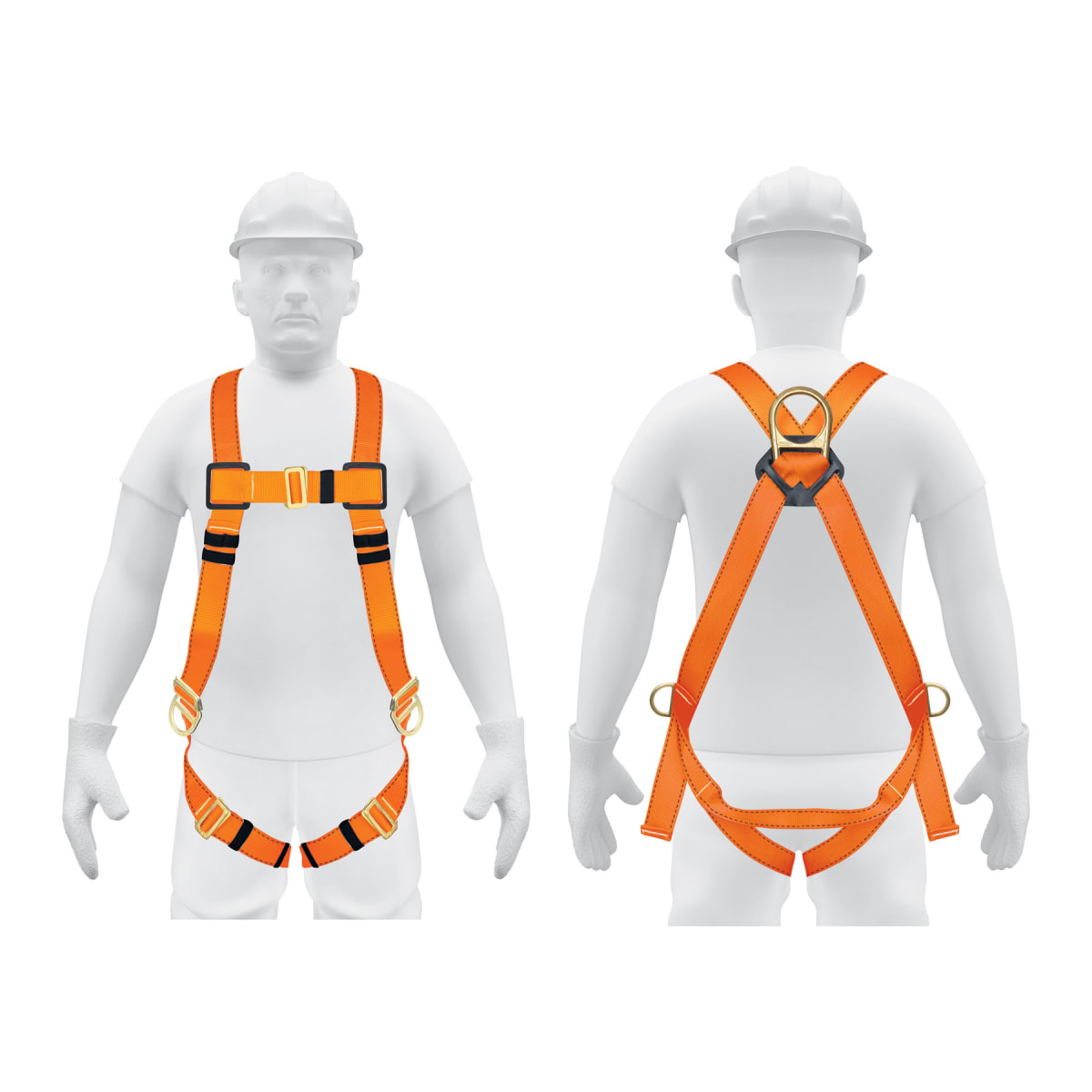 Kit contra caida con 3 anillos norma ANSI incluye mochila Truper2