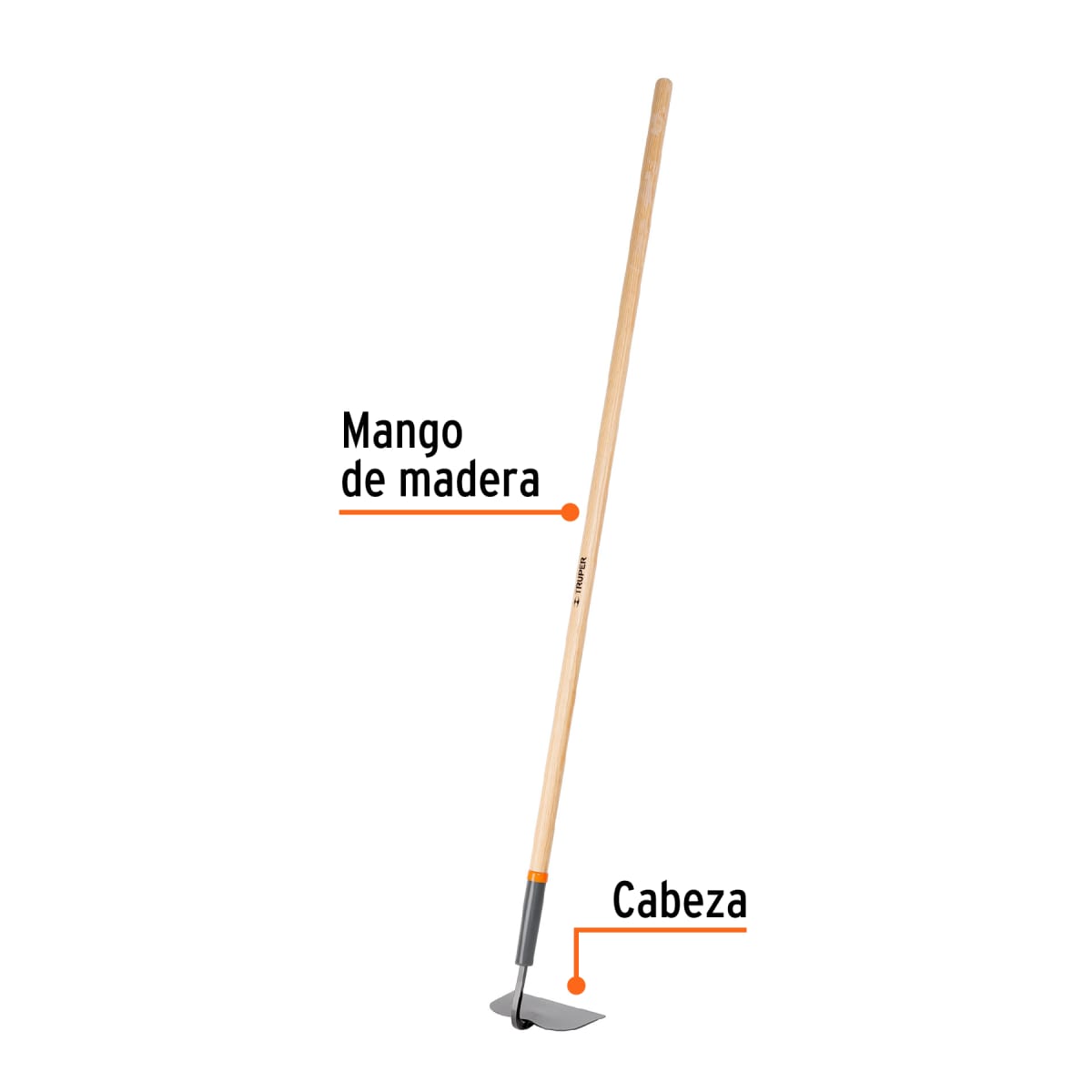 Azadon jardinero mango 54¨ Truper2