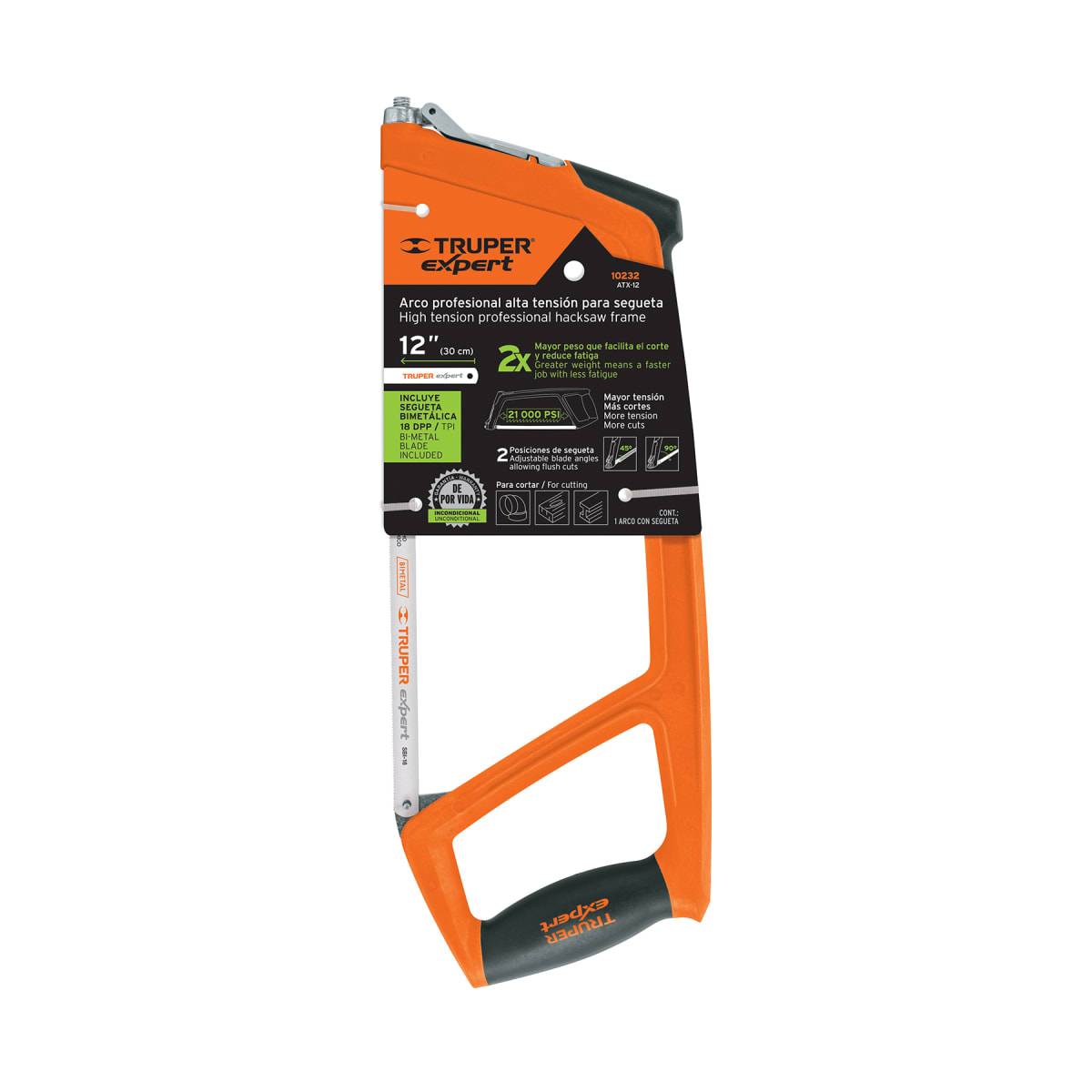 Arco profesional extra pesado para sierra de 12'' Truper expert5