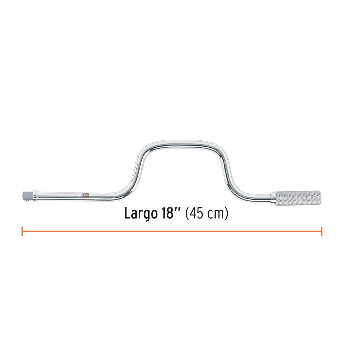 Palanca berbiquí encastre 1/2´´ largo 18´´, Truper3