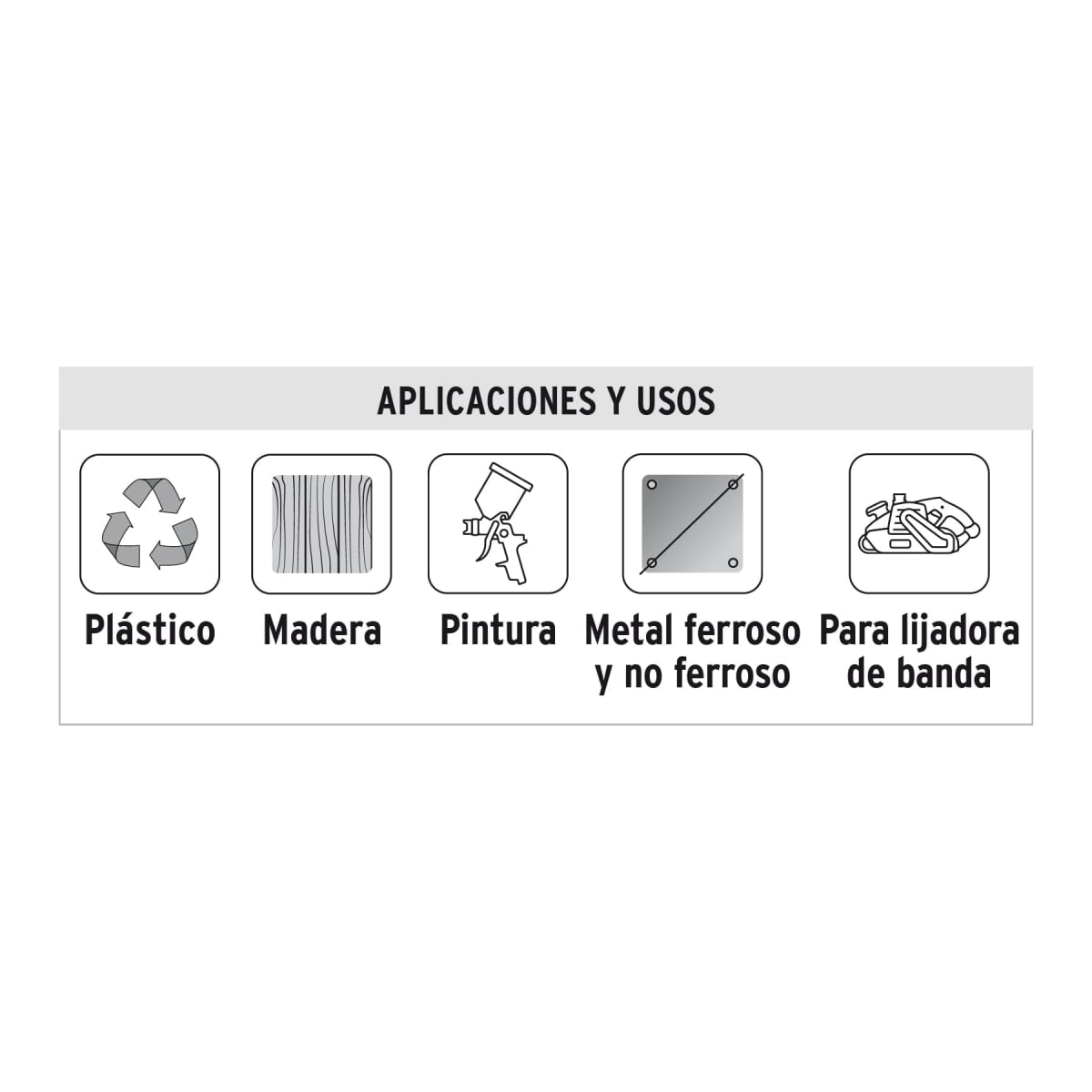 Banda de lija 3 x 21