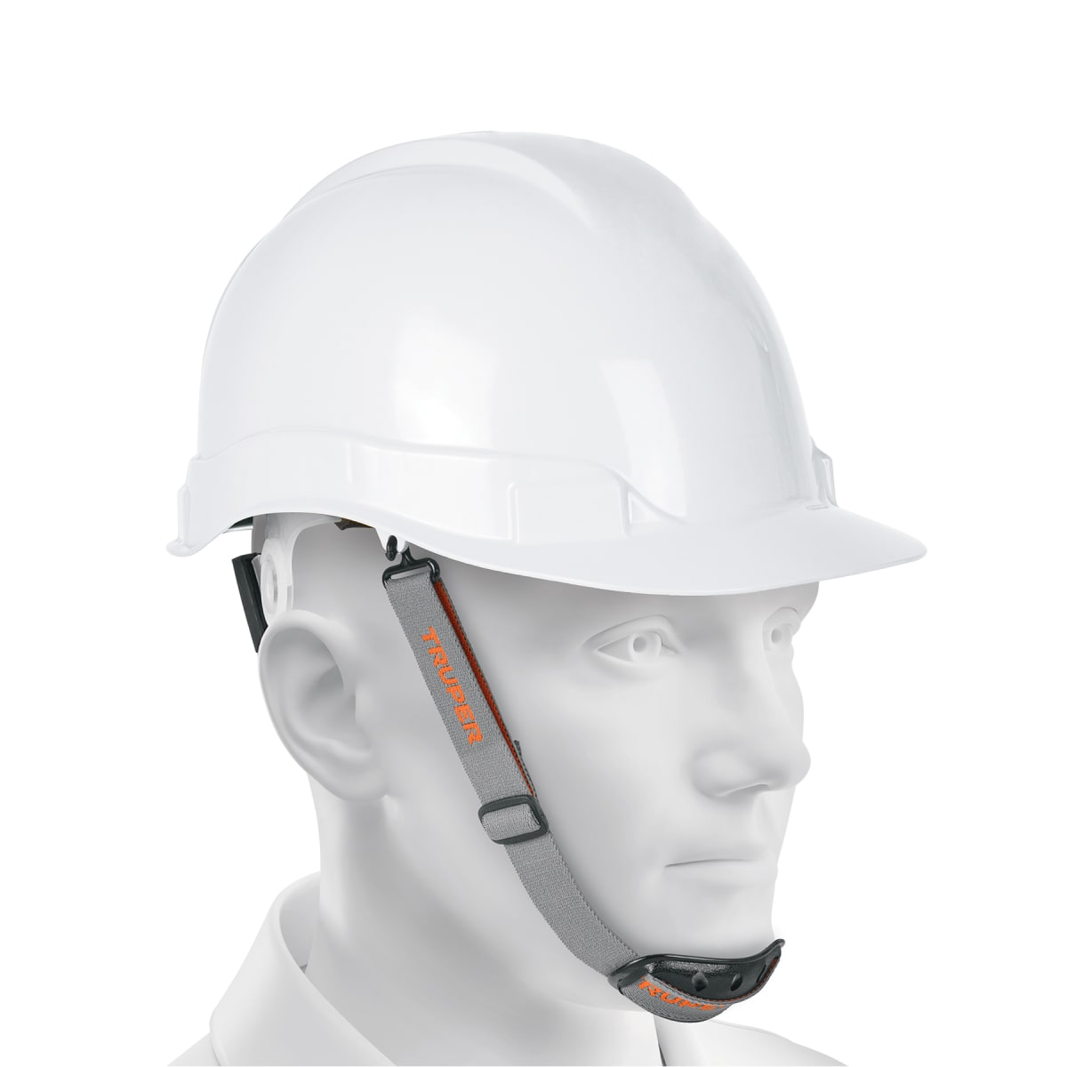 Mentonera para casco de seguridad industrial. truper1