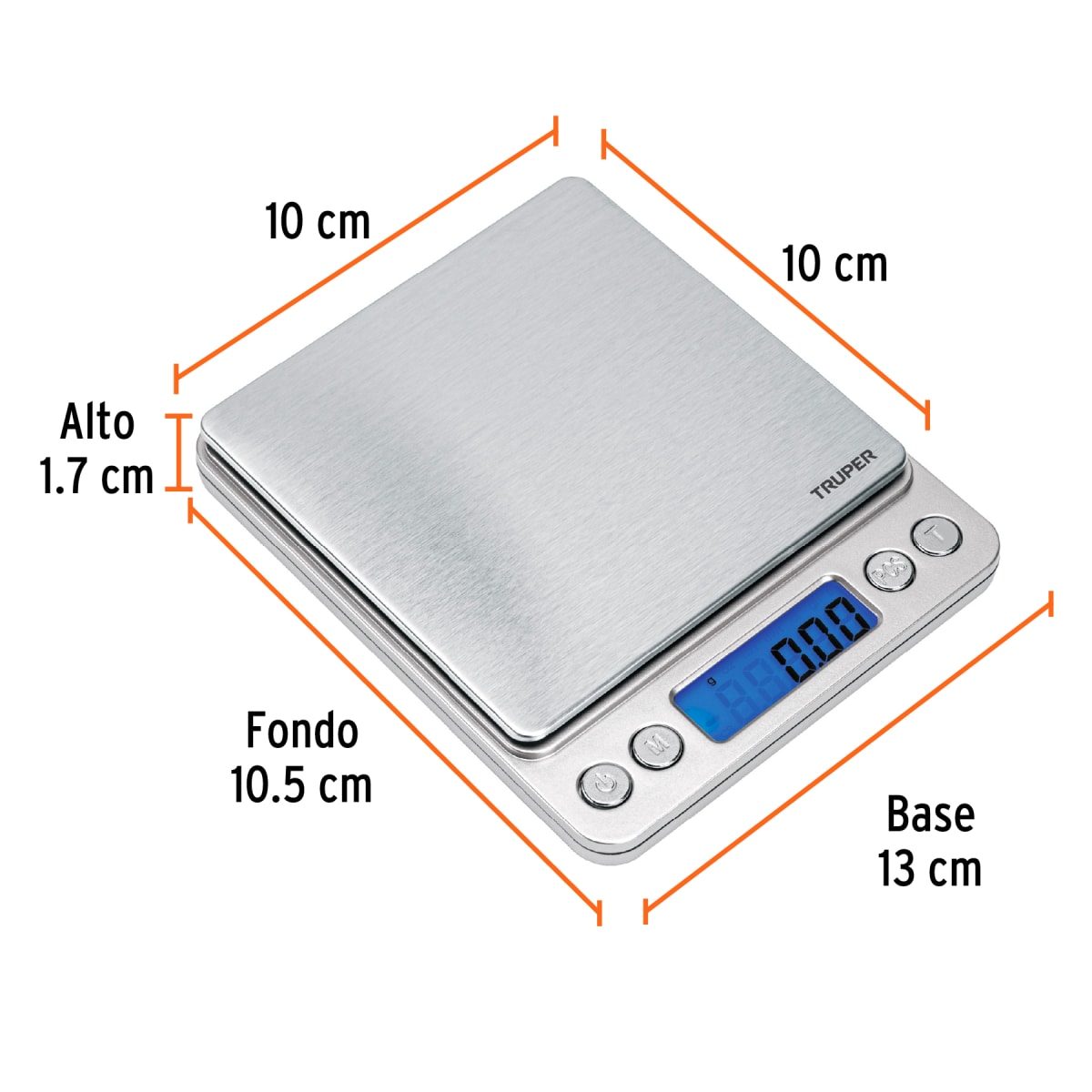 Balanza digital de precision 500g Truper2