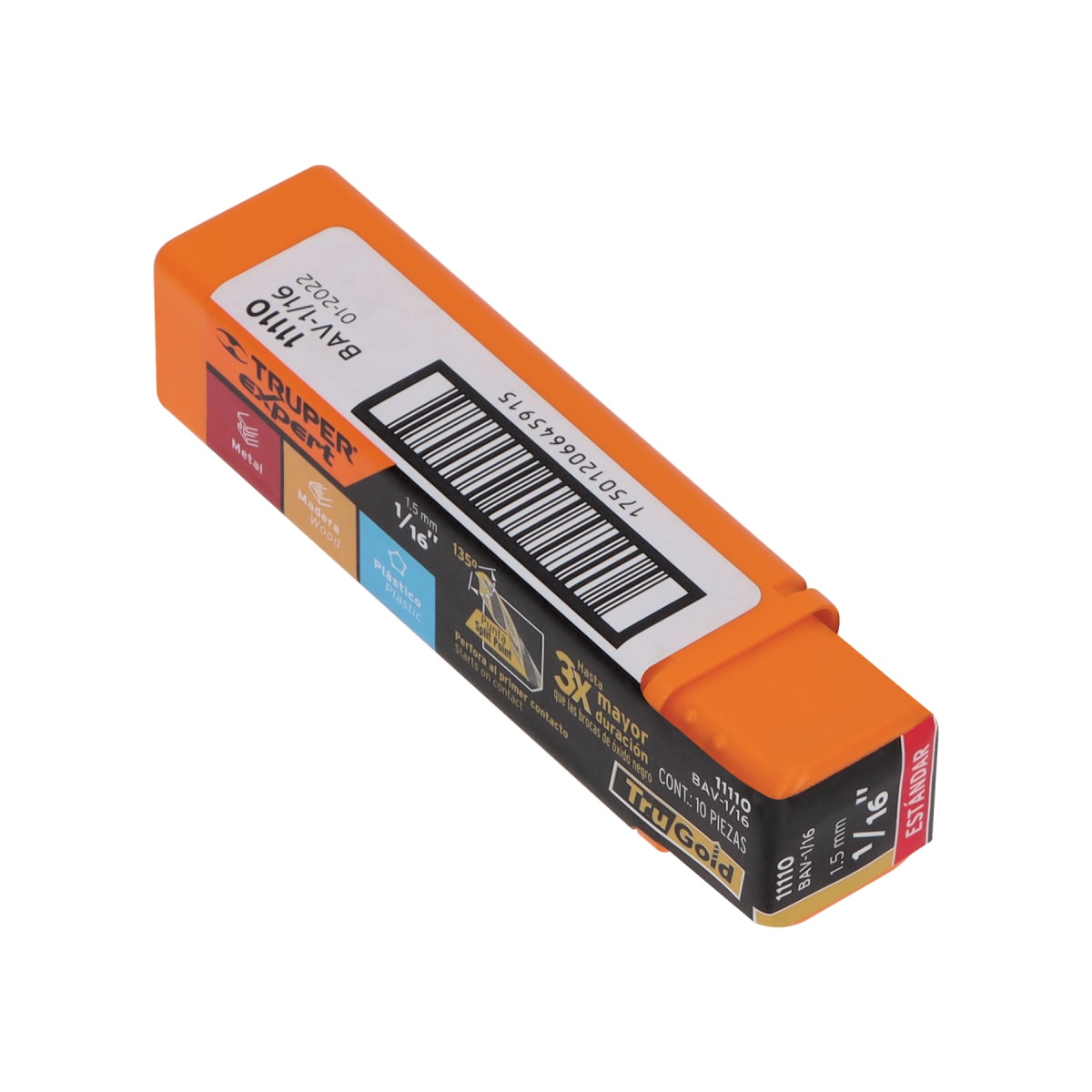 Juego de brocas 1.5mm 1/16