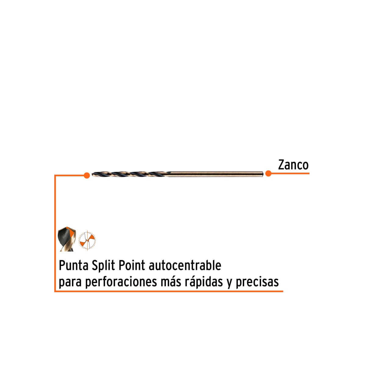 Broca HSS 1/16