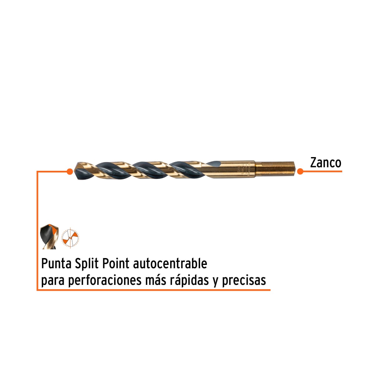 Broca HSS 11.5 mm Trugold para metal, Truper Expert por unidad2