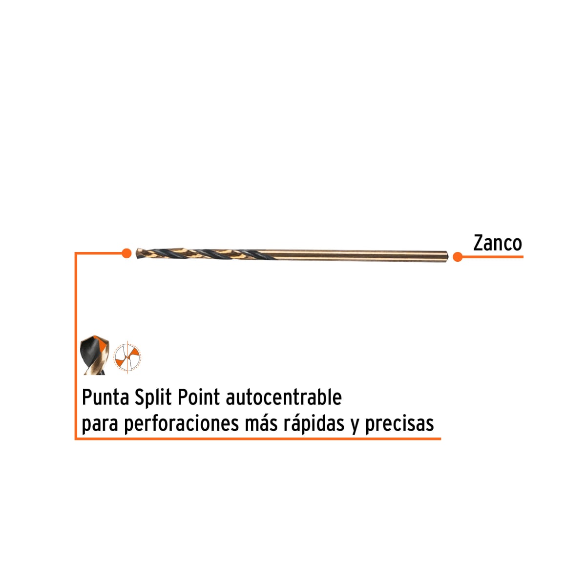 Broca HSS 1.5 mm Trugold para metal, Truper Expert por unidad2