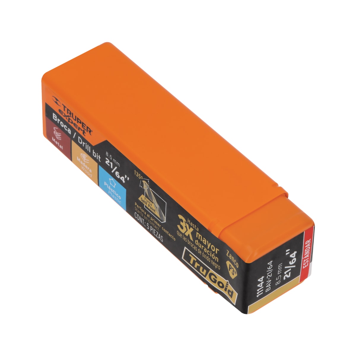 Juego de brocas 8.5mm 21/64