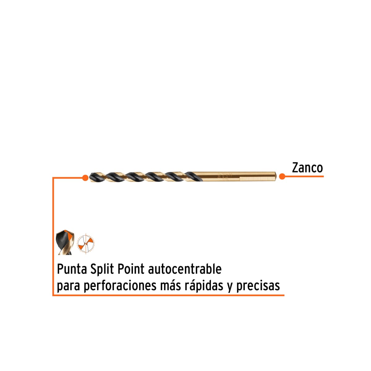 Broca HSS 3/16