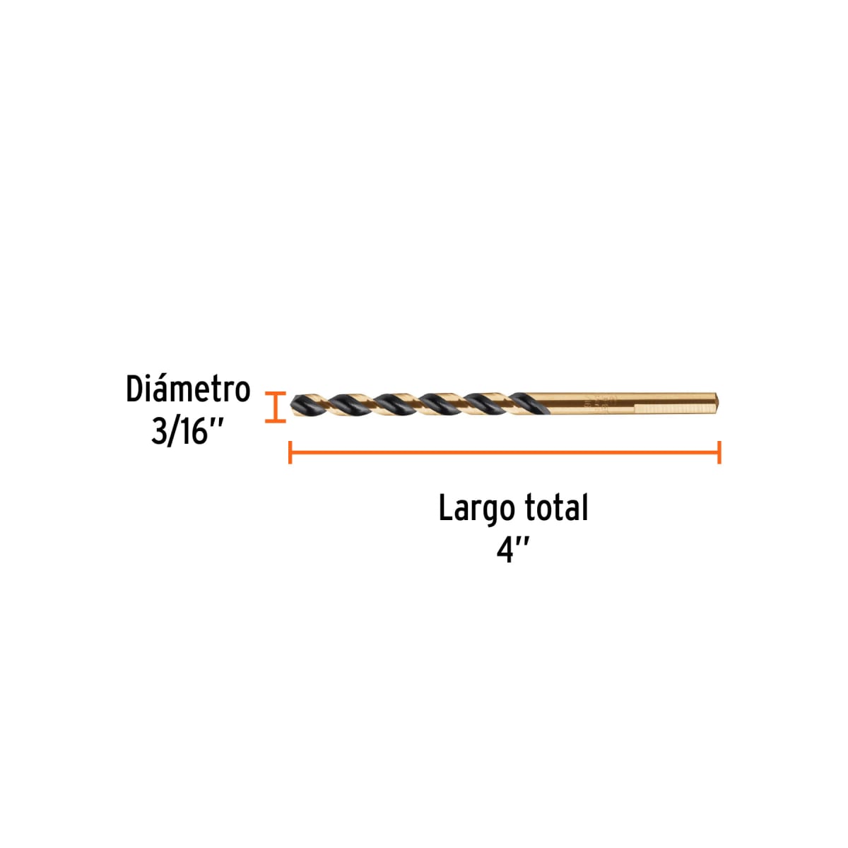 Juego de brocas 5mm 3/16