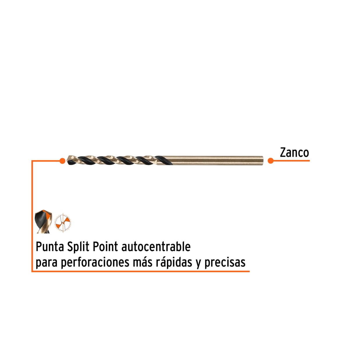 Broca HSS 3.0 mm Trugold para metal, Truper Expert por unidad2