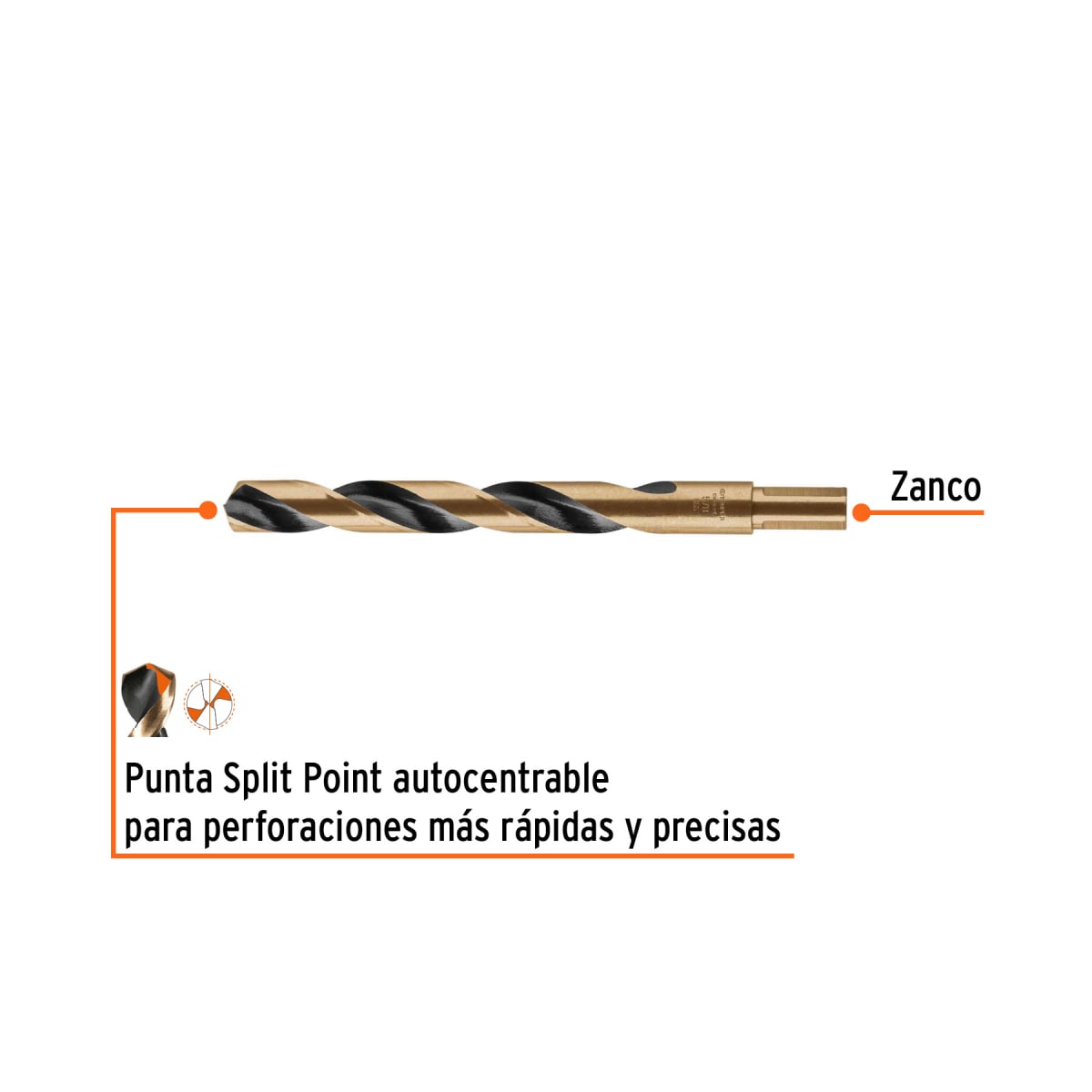 Broca HSS 5/8