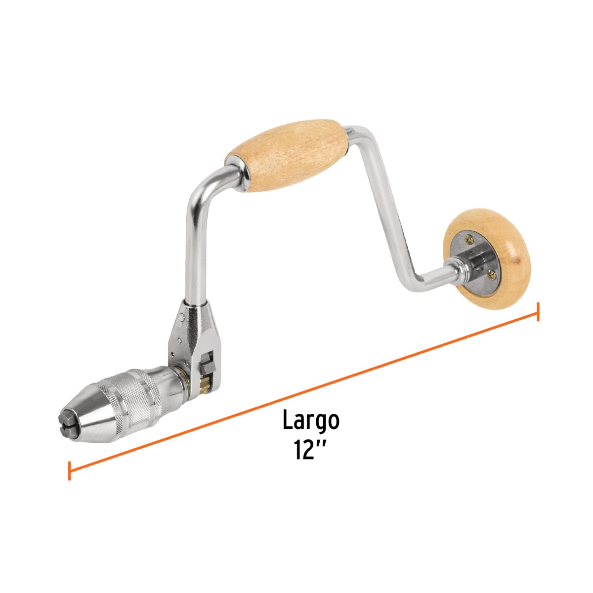 Berbiquí profesional 12 perilla de madera3