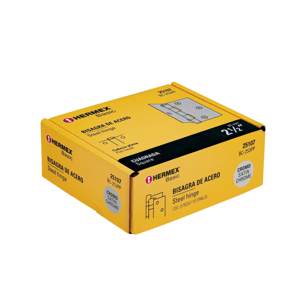 Bisagra cuadrada 2-1/2