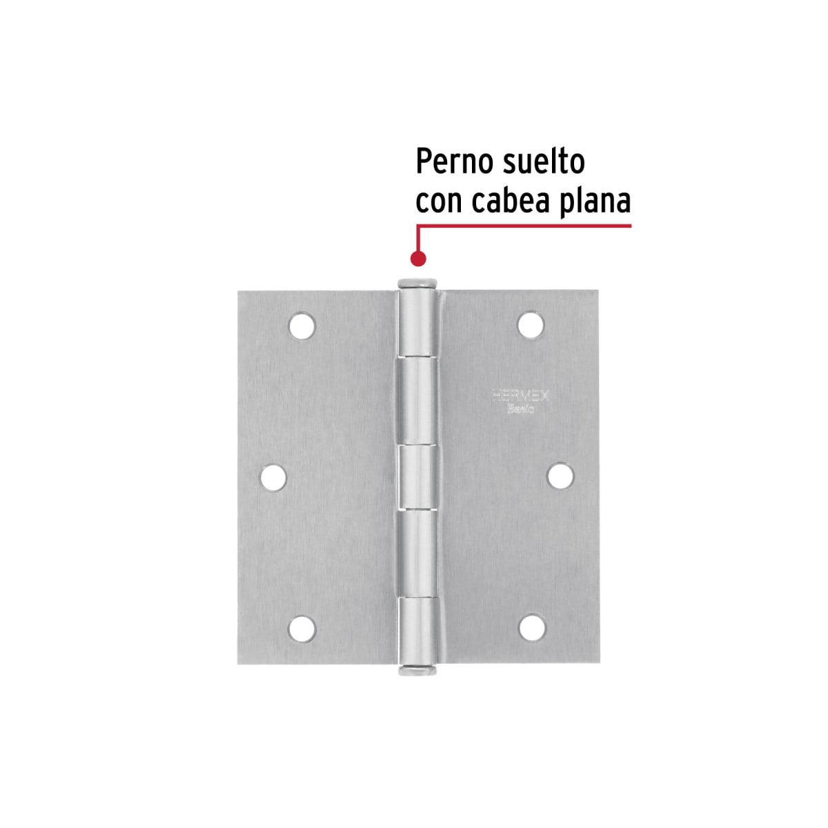 Bisagra cuadrada 3-1/2