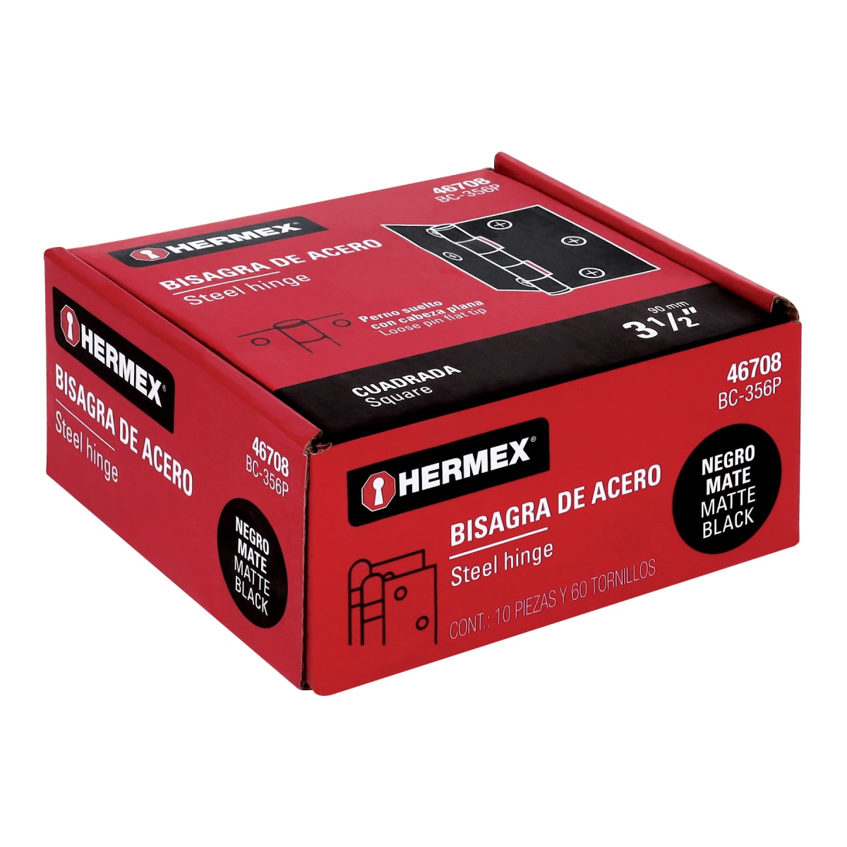 Bisagra cuadrada 3 1/2