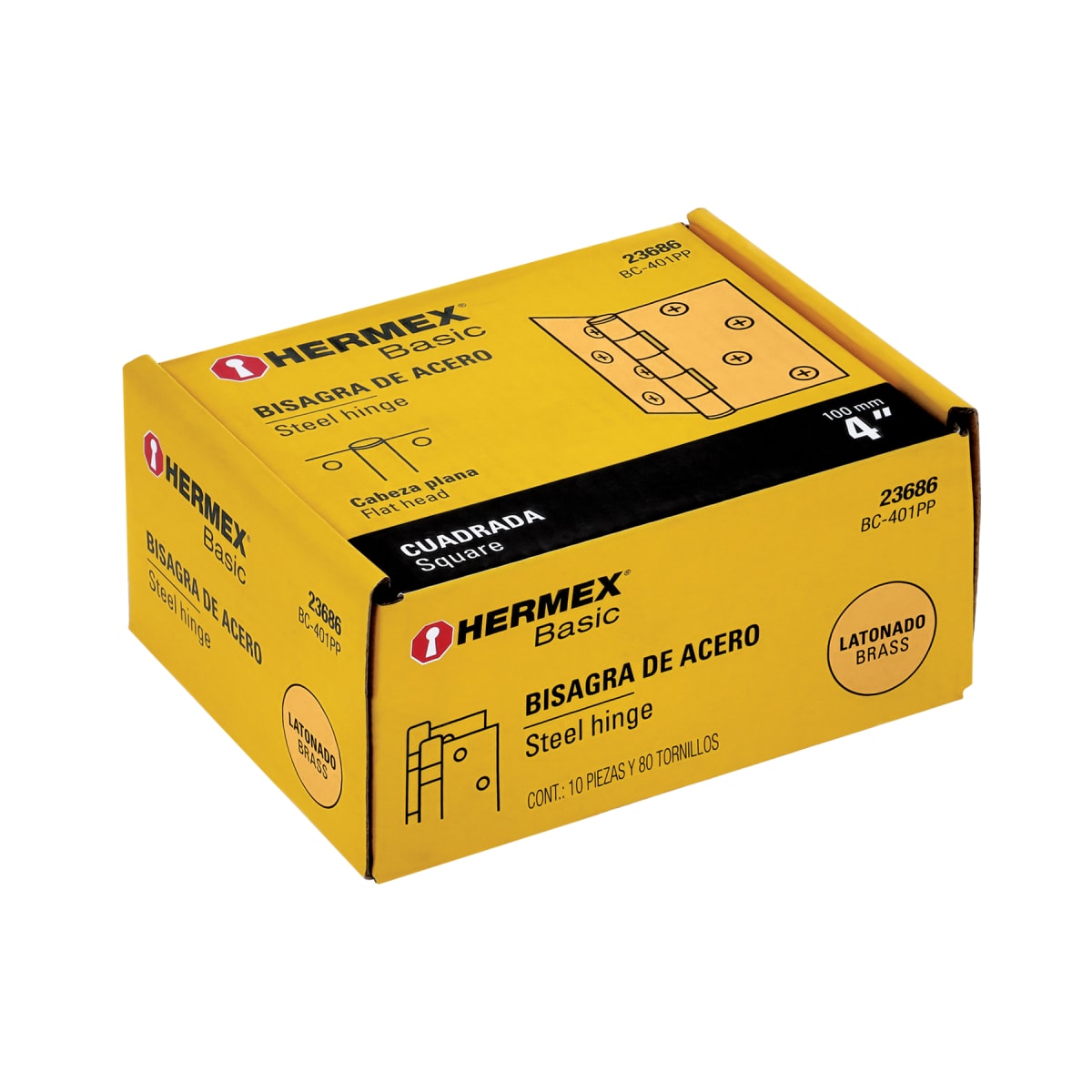 Bisagra cuadrada, 4