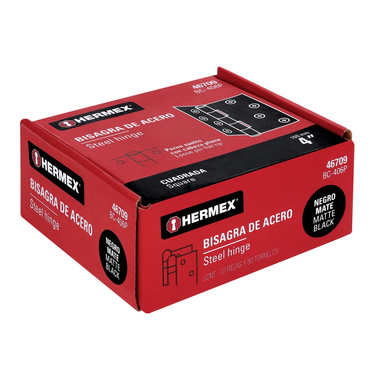Bisagra cuadrada 4