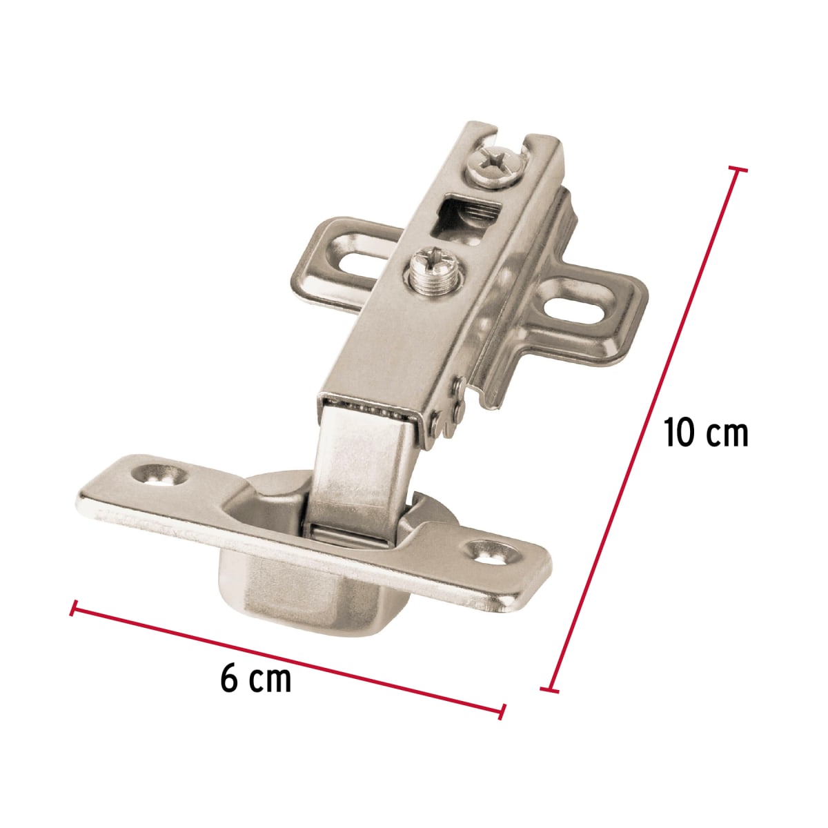 Bolsa c/2 bisagras bidimensionales de 110° cobertura media4
