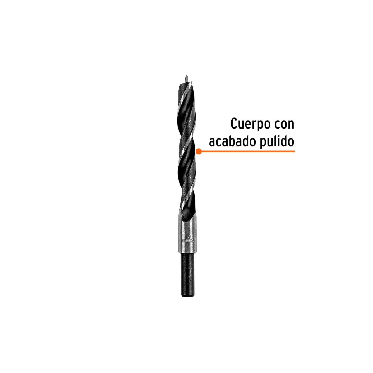 Broca con punta centradora 1/2´´ para madera, Truper2