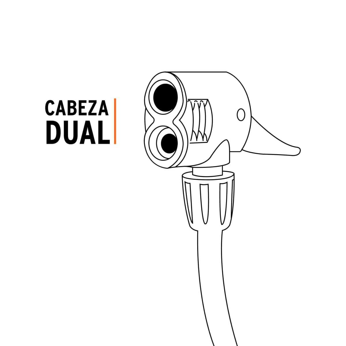 Inflador para bicicleta 100 psi truper7