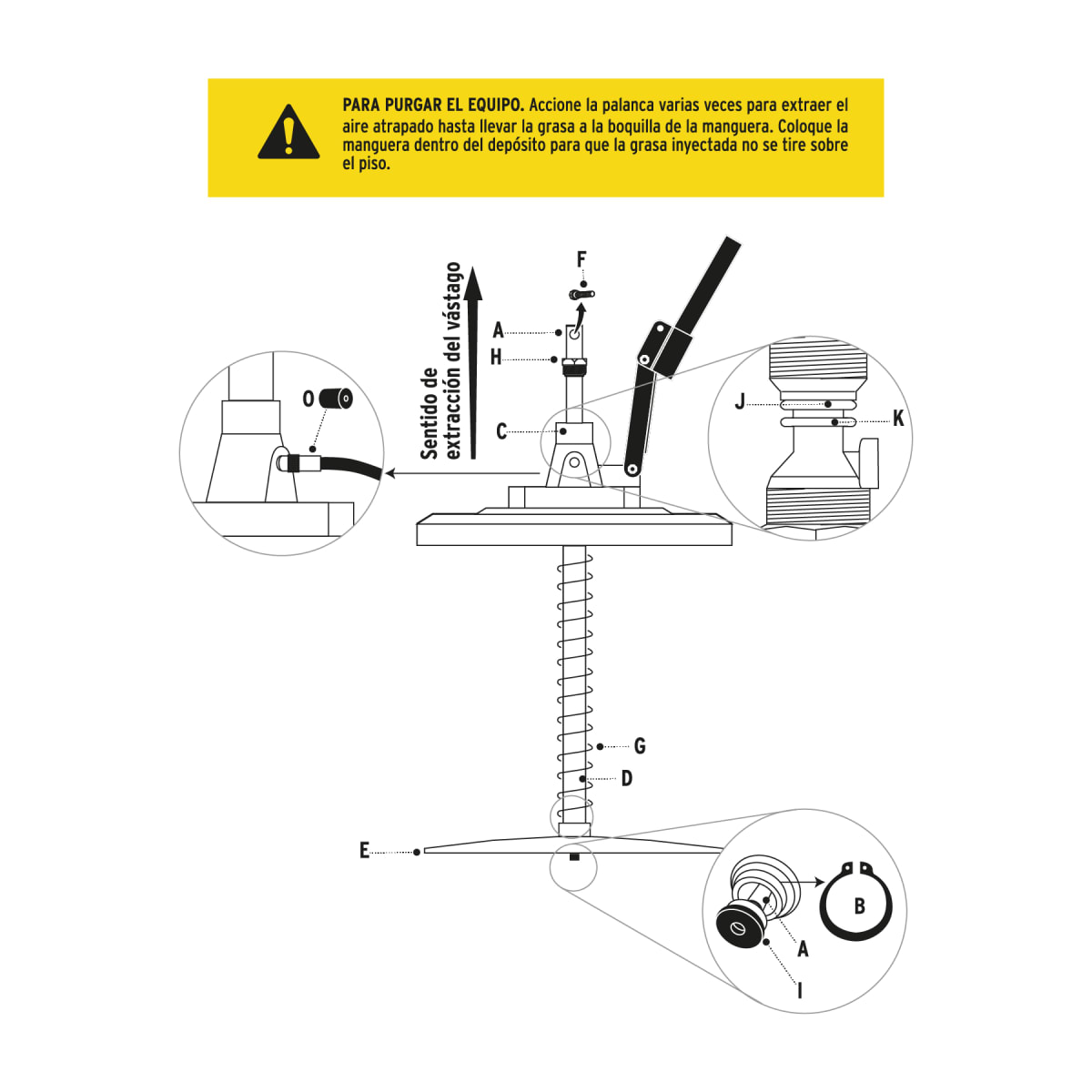 Bomba Inyectora de grasa 5 Kg Truper3