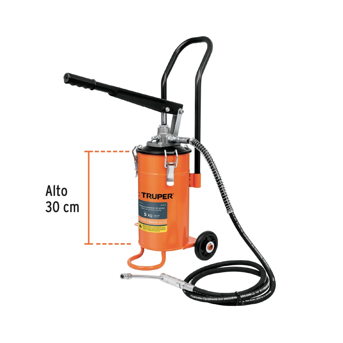 Bomba Inyectora de grasa 5 Kg Truper4