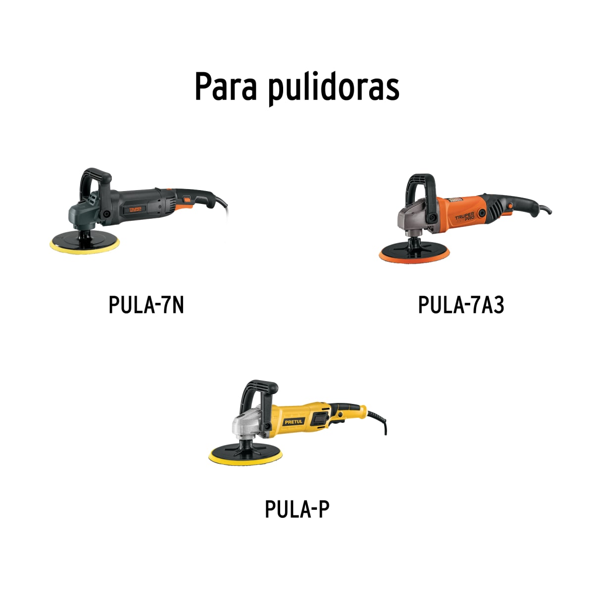 Borla de repuesto para pulidora pula-7n. truper2