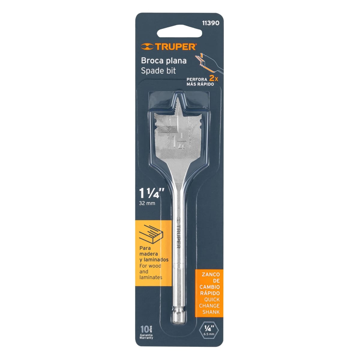 Broca paleta 1-1/4´´ para madera, Truper4