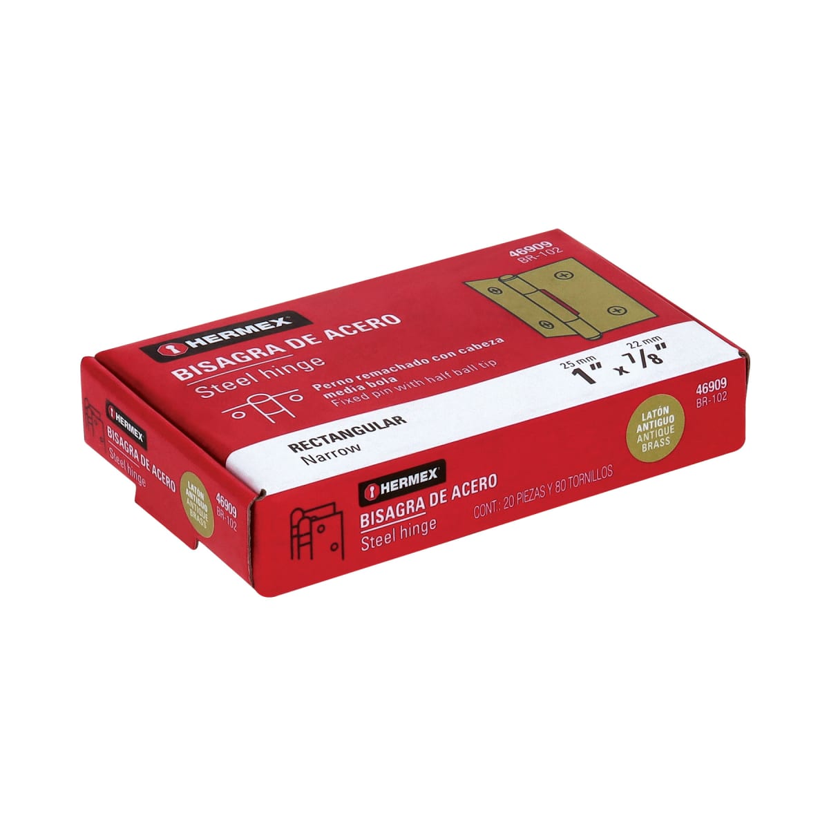 Bisagra rectangular 1