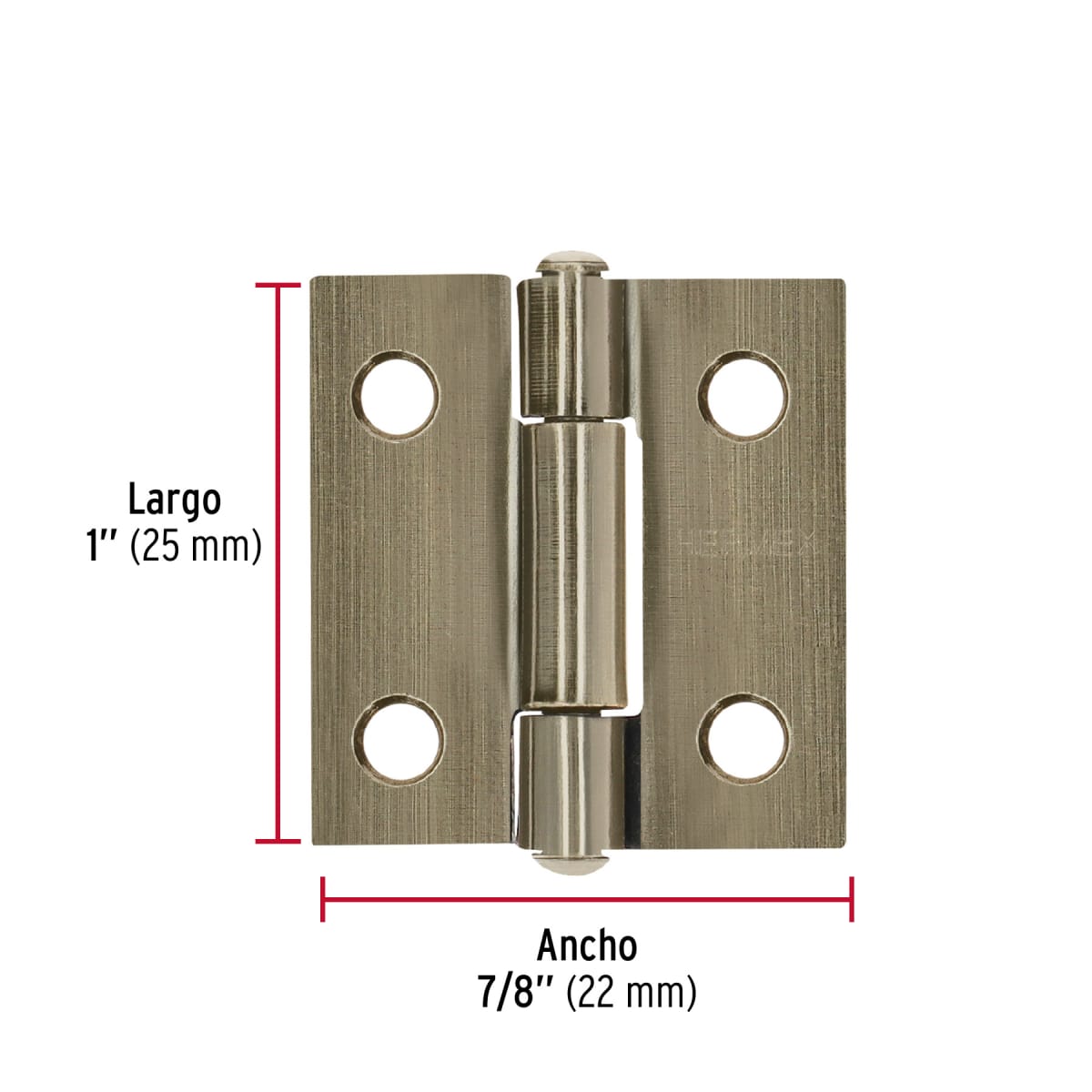 Bisagra rectangular 1