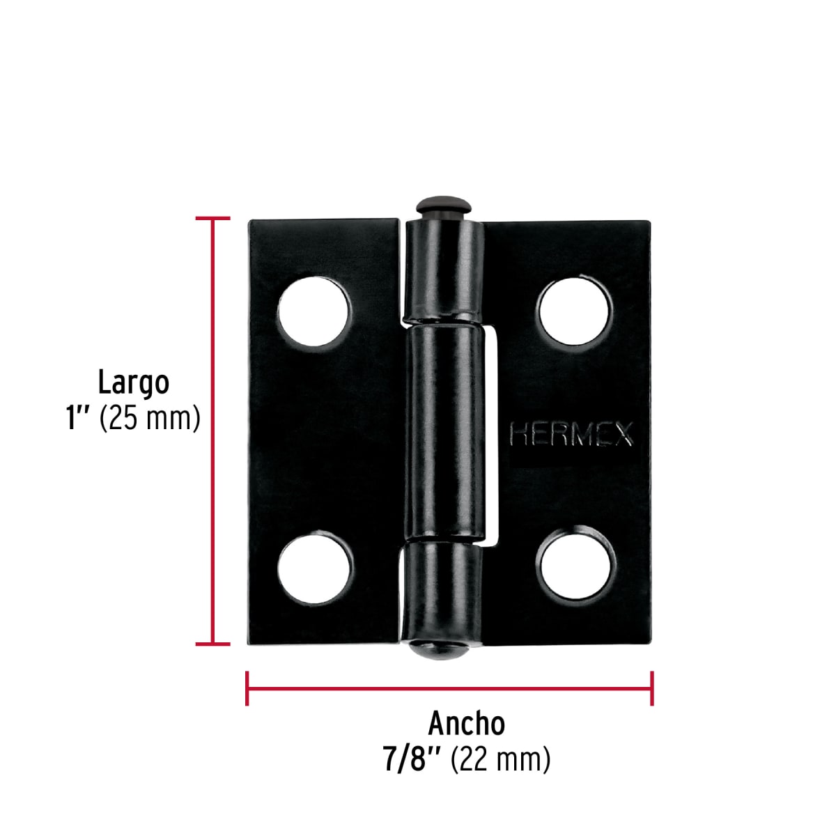 Bisagra rectangular 1