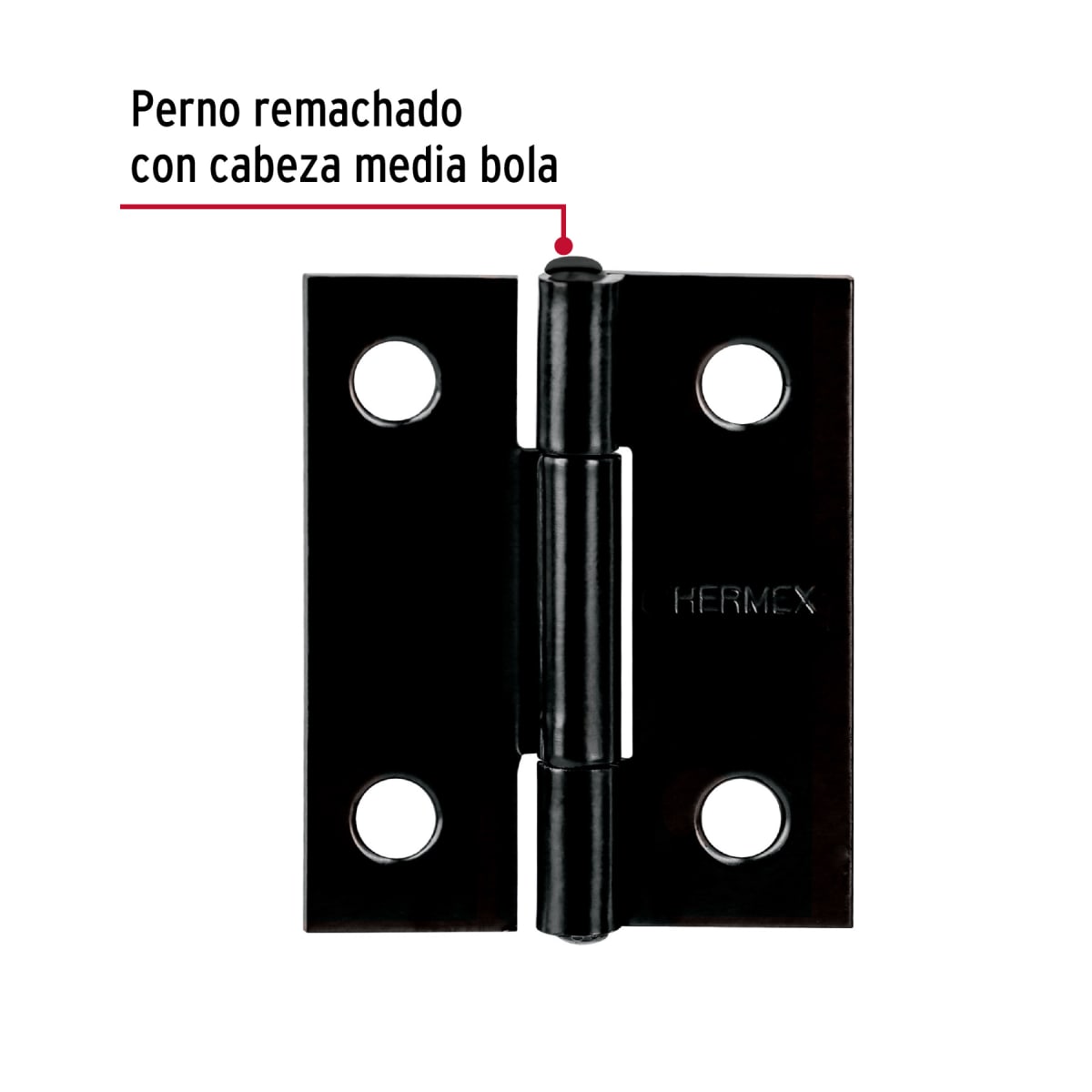 Bisagra rectangular 1-1/2