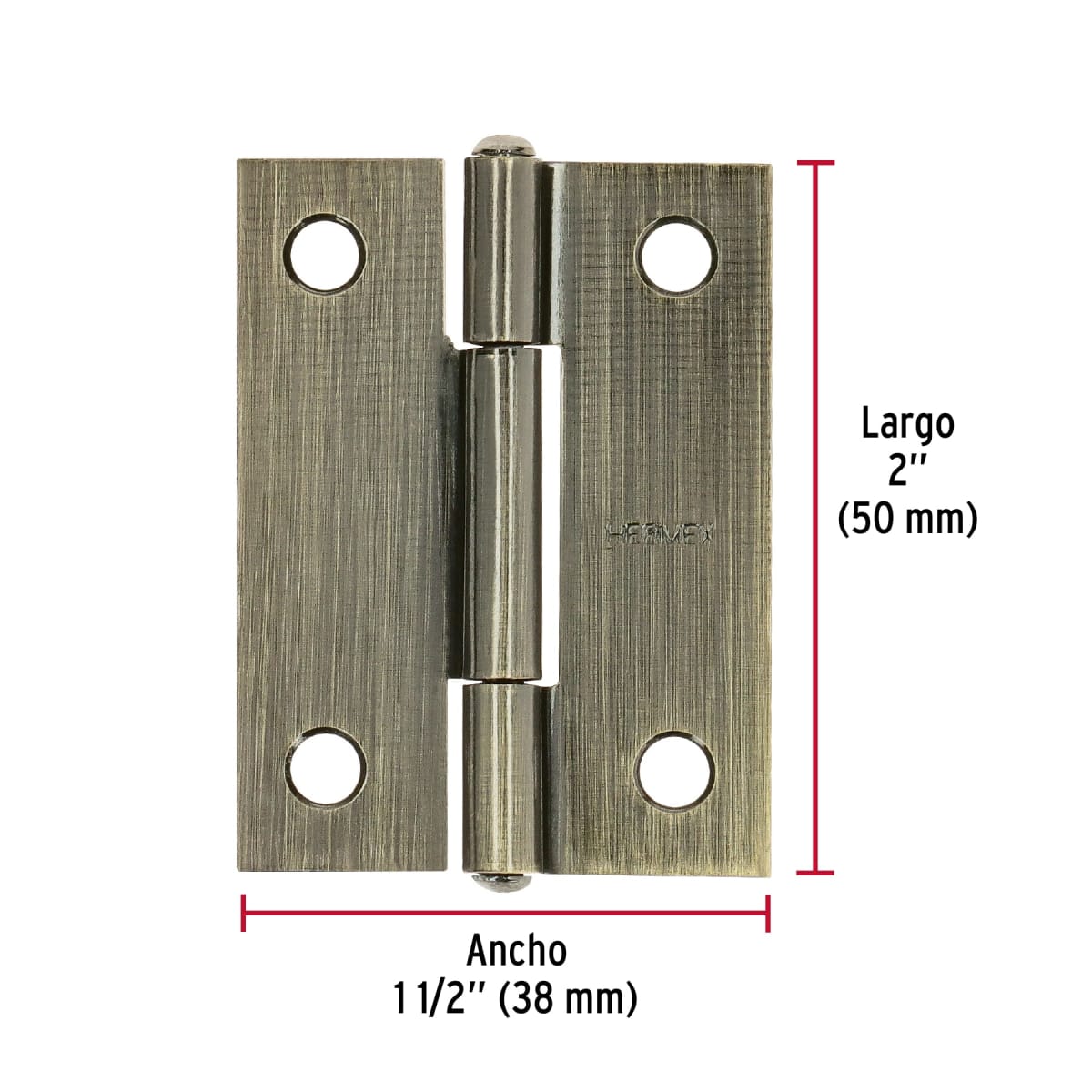 Bisagra rectangular 2
