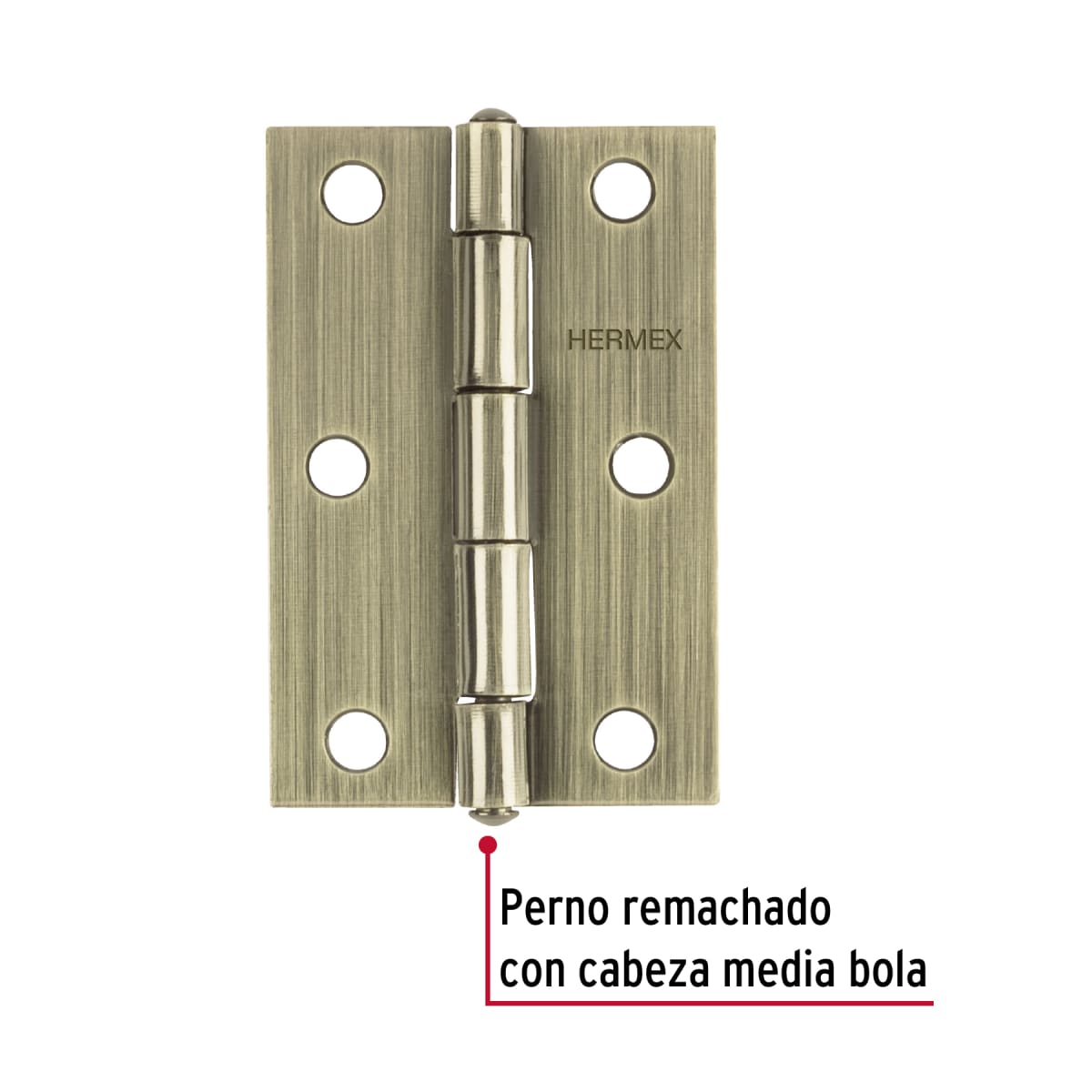 Bisagra rectangular 3