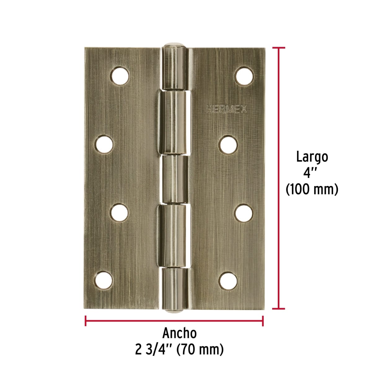 Bisagra rectangular 4