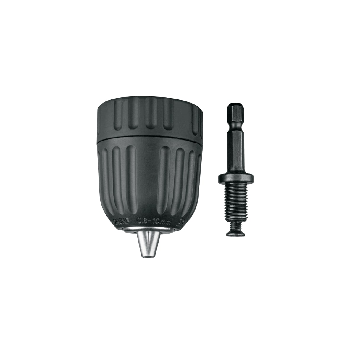 Broquero cierre rápido 3/8' con adaptador Hex de 1/4' Truper1