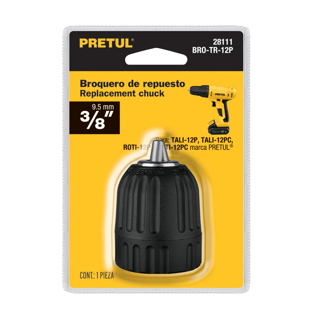 Broquero repuesto para TALI-20P/12PC/12P y ROTI-12P/12PC Pretul3