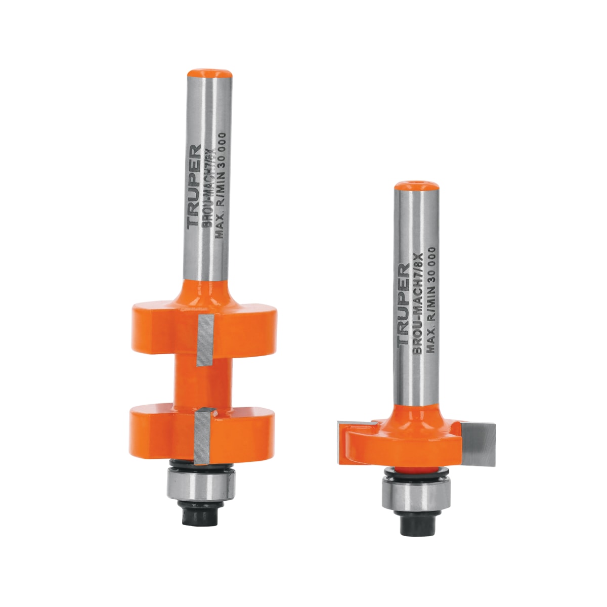 Juego de machimbrador 7/8'' con rodaje Truper1