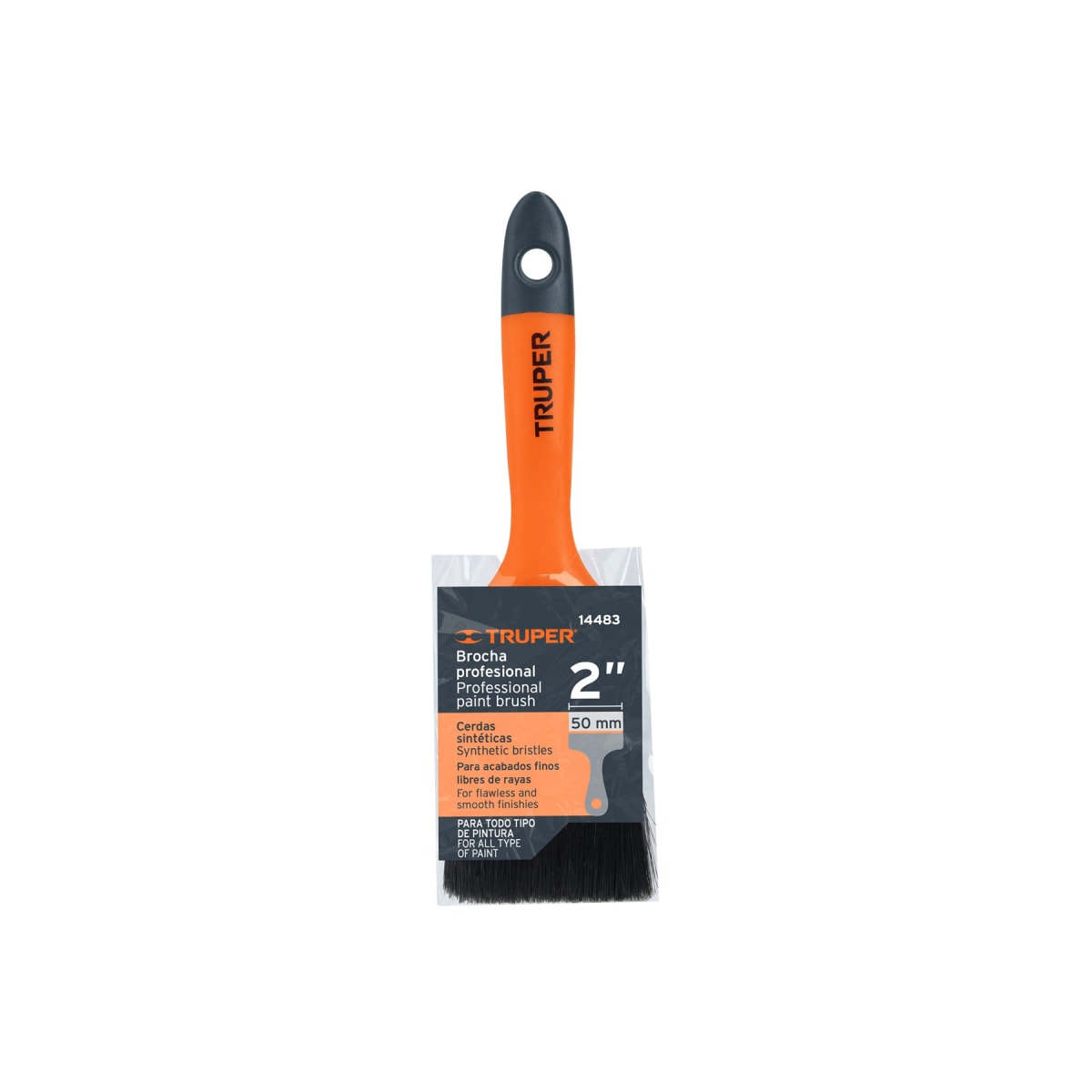 Brocha profesional de 2'' con mango de plástico Truper4